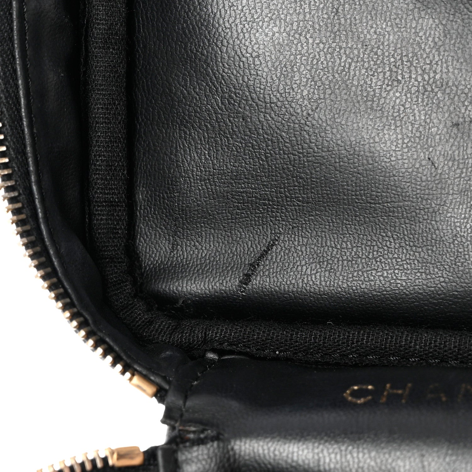 Chanel Caviar Vanity Cosmetic Case Black 9 of 13