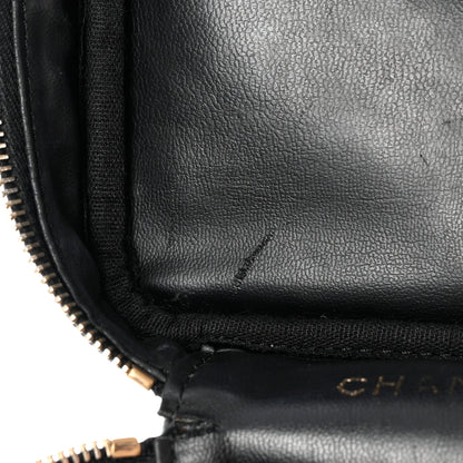 Chanel Caviar Vanity Cosmetic Case Black 9 of 13