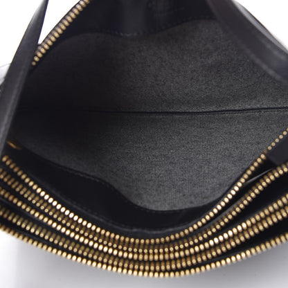 Celine Lambskin Small Trio Crossbody Bag Black 5 of 12
