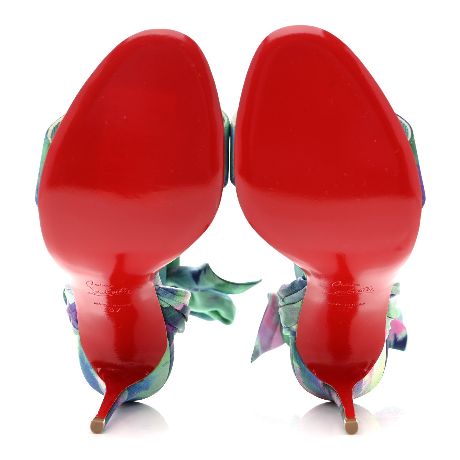 Christian Louboutin Satin Melancholia Sandale Du Desert 100 Sandal 37 Multicolor 6 of 10