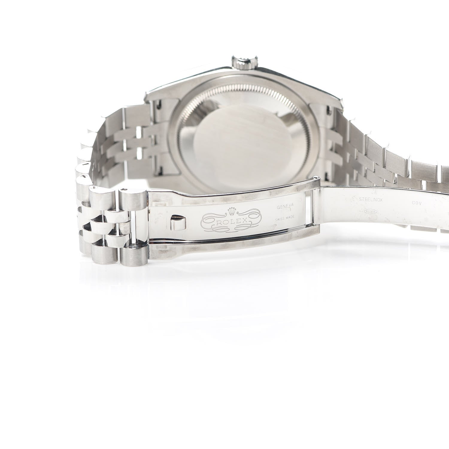 Rolex Stainless Steel 36mm Oyster Perpetual Datejust Watch White Roman 116200 5 of 6