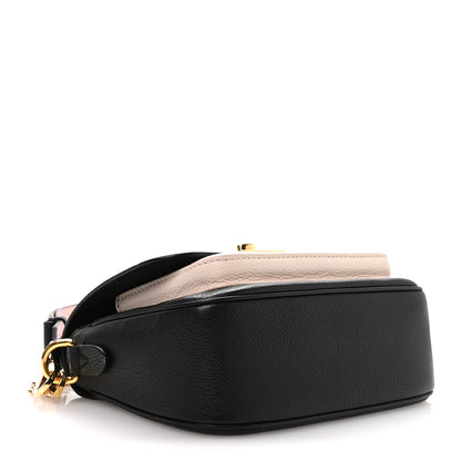 Louis Vuitton Grained Calfskin Lockme Tender Black 3 of 9