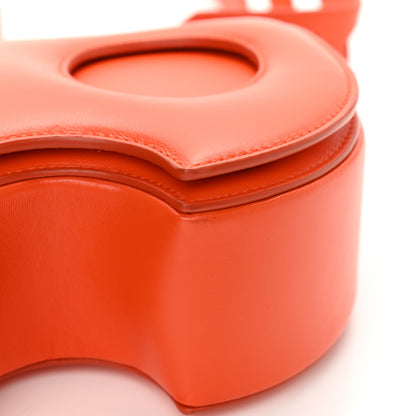 Off-White Calfskin Burrow Saddle Bag Orange 10 of 11