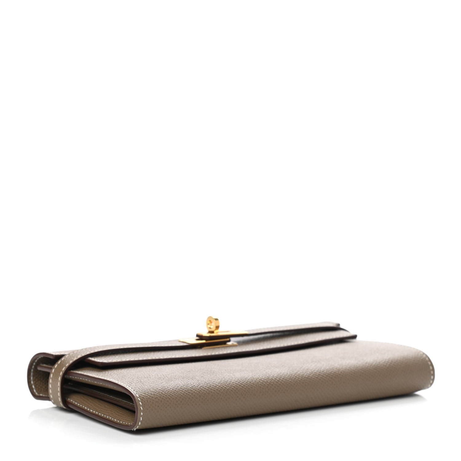 Hermes Epsom Kelly Longue Wallet Etoupe 4 of 7
