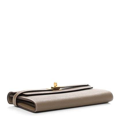 Hermes Epsom Kelly Longue Wallet Etoupe 4 of 7