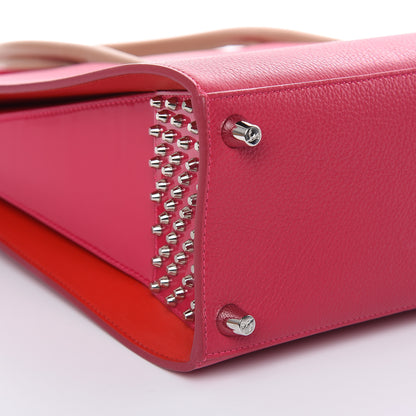 Christian Louboutin Calfskin Empire Patent Studded Medium Paloma Loulou 9 of 12
