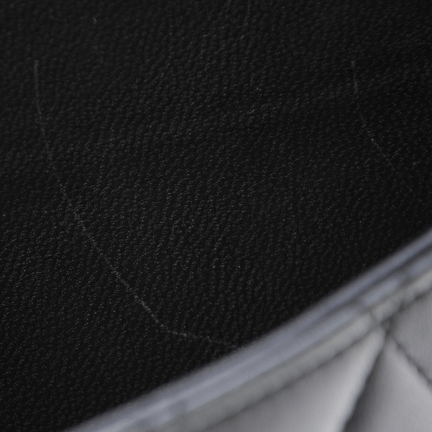Lambskin Quilted iPad Case Black