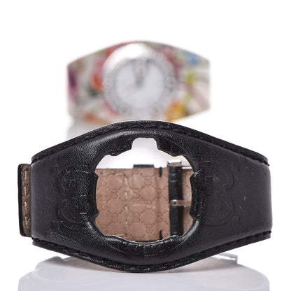 Gucci Stainless Steel Canvas Diamond Bezel 31mm 104 Flower Quartz Watch 5 of 10