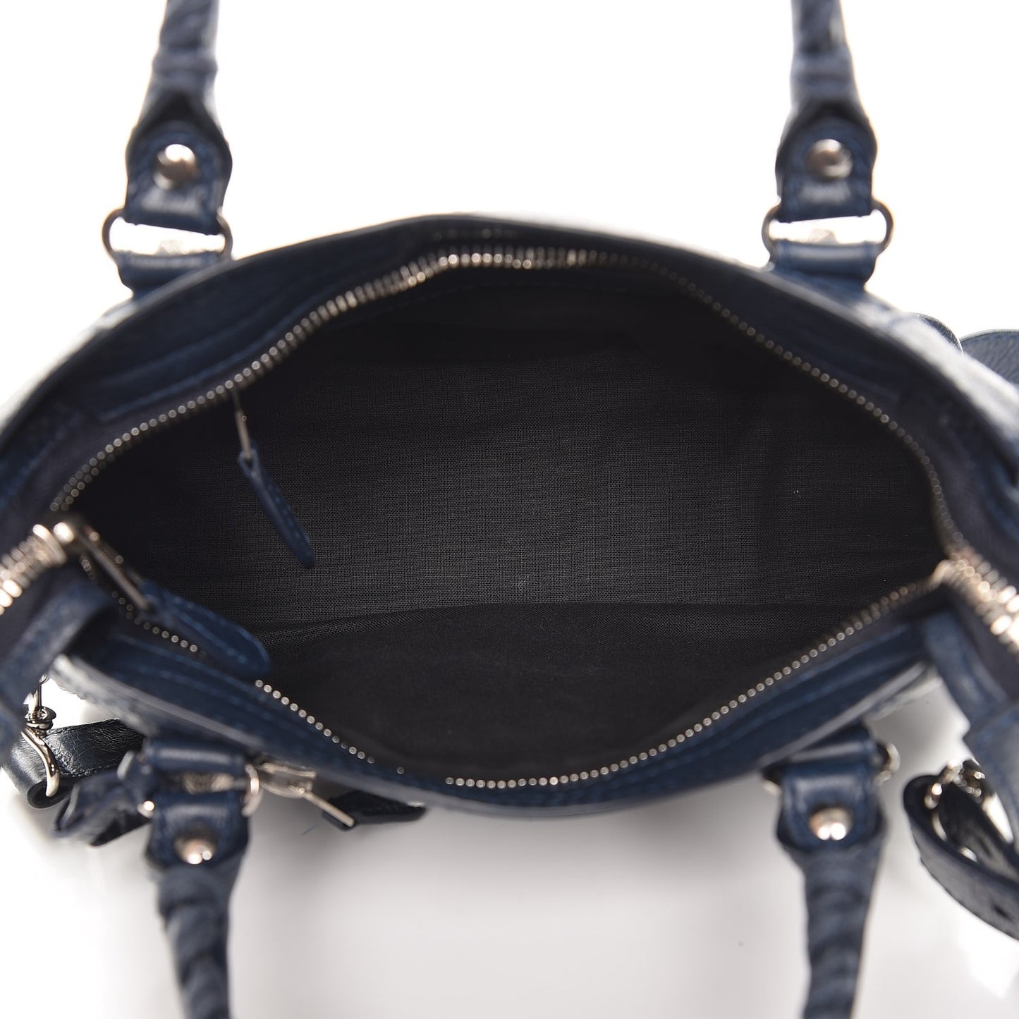 Agneau Giant 12 Silver Hardware Mini City Bleu Obscur