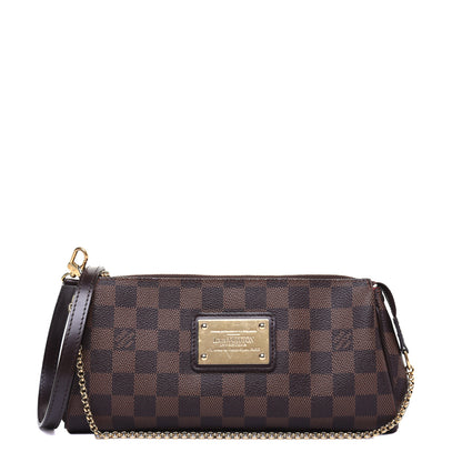 Louis Vuitton Damier Ebene Eva Clutch 1 of 15
