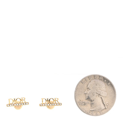 Christian Dior Crystal Dio(r)evolution Earrings Gold 2 of 3