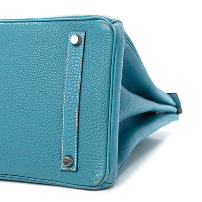 Hermes Togo Birkin 35 Blue Jean 5 of 13