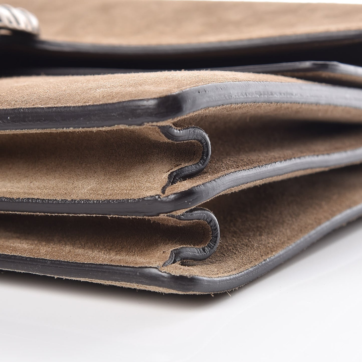 Suede Medium Dionysus Shoulder Bag Taupe