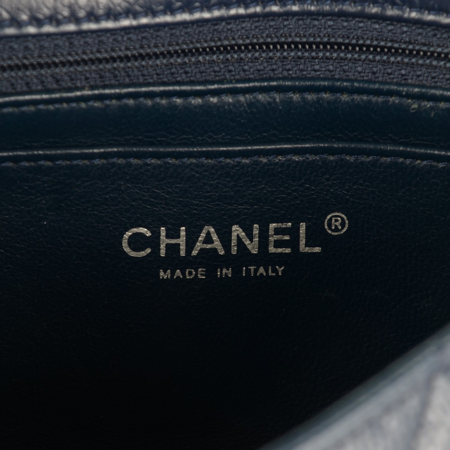 Chanel Caviar Quilted Mini Rectangular Flap Navy 6 of 7
