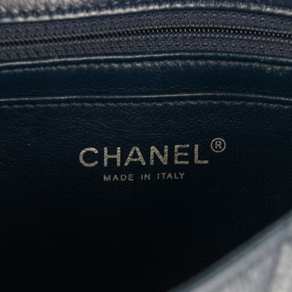Chanel Caviar Quilted Mini Rectangular Flap Navy 6 of 7