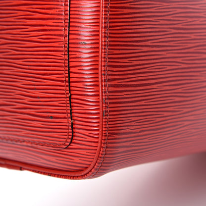 Louis Vuitton Epi Speedy 25 Castillan Red 13 of 18