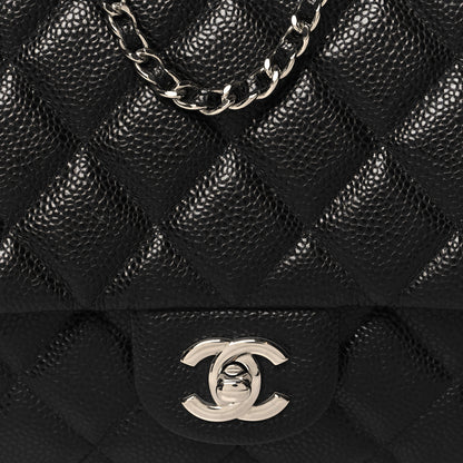 Chanel Caviar Quilted Clutch With Chain Flap Black 8 of 11
