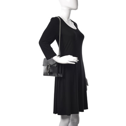 Gucci Pebbled Calfskin Small Dionysus Shoulder Bag Black 2 of 18