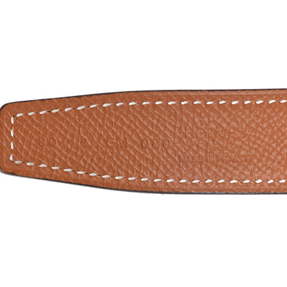 Hermes Swift Epsom 24mm Mini Constance H Belt 80 Black Gold 3 of 6