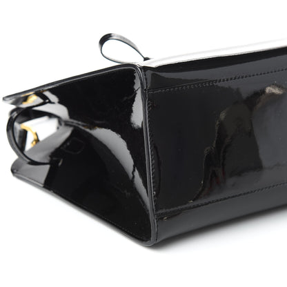 Mansur Gavriel Patent Mini Sun Bag Black 6 of 9