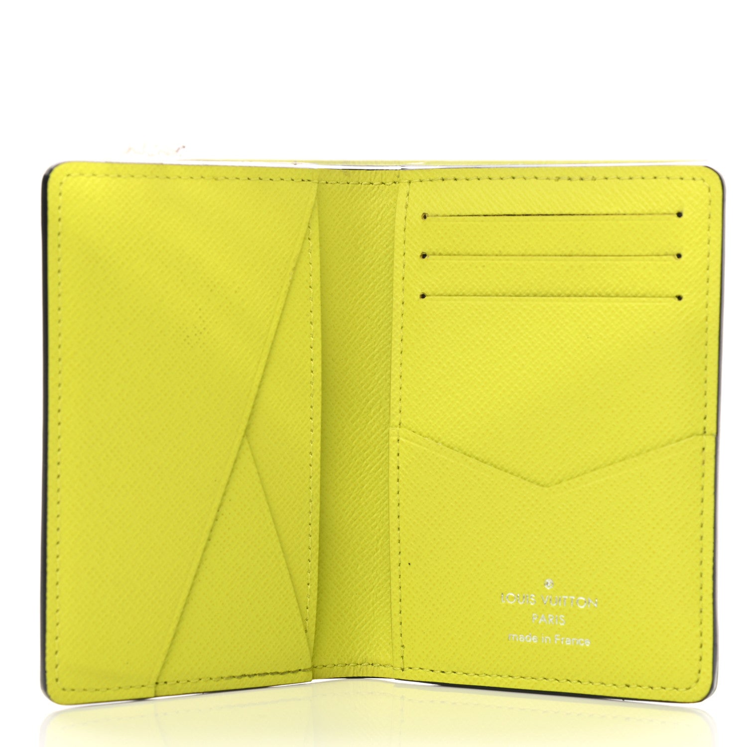 Louis Vuitton Monogram Taiga Pocket Organizer Yellow 4 of 6