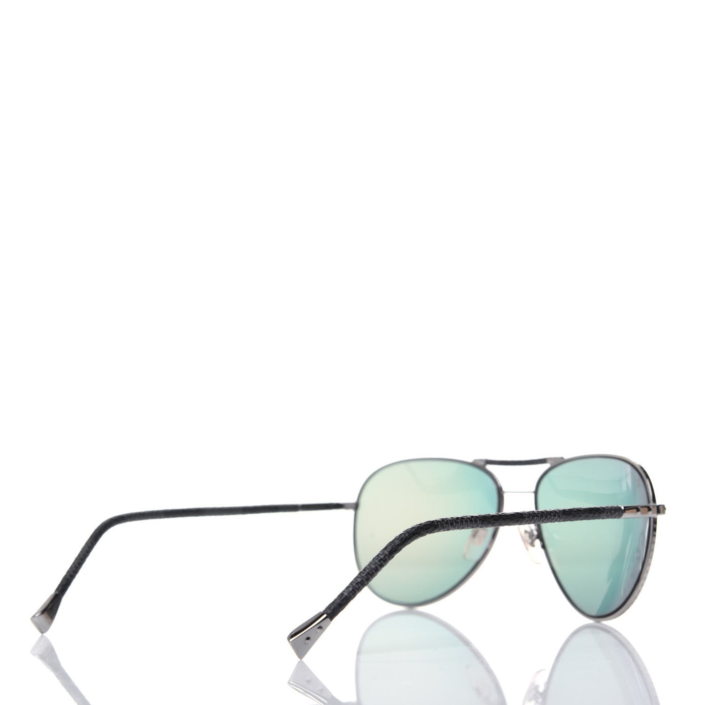 Damier Graphite Conspiration Pilote Aviator Sunglasses Z0791U Silver