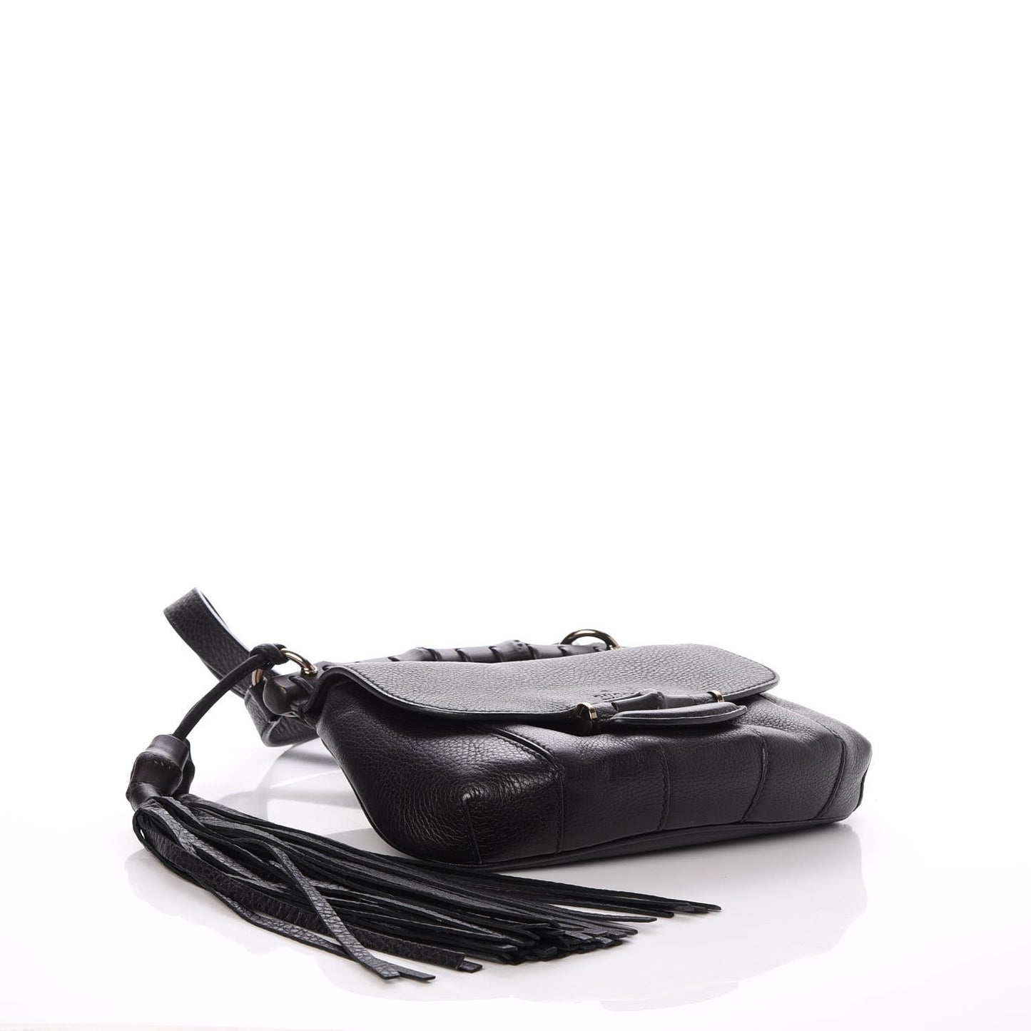 Calfskin Small Nouveau Shoulder Bag Black