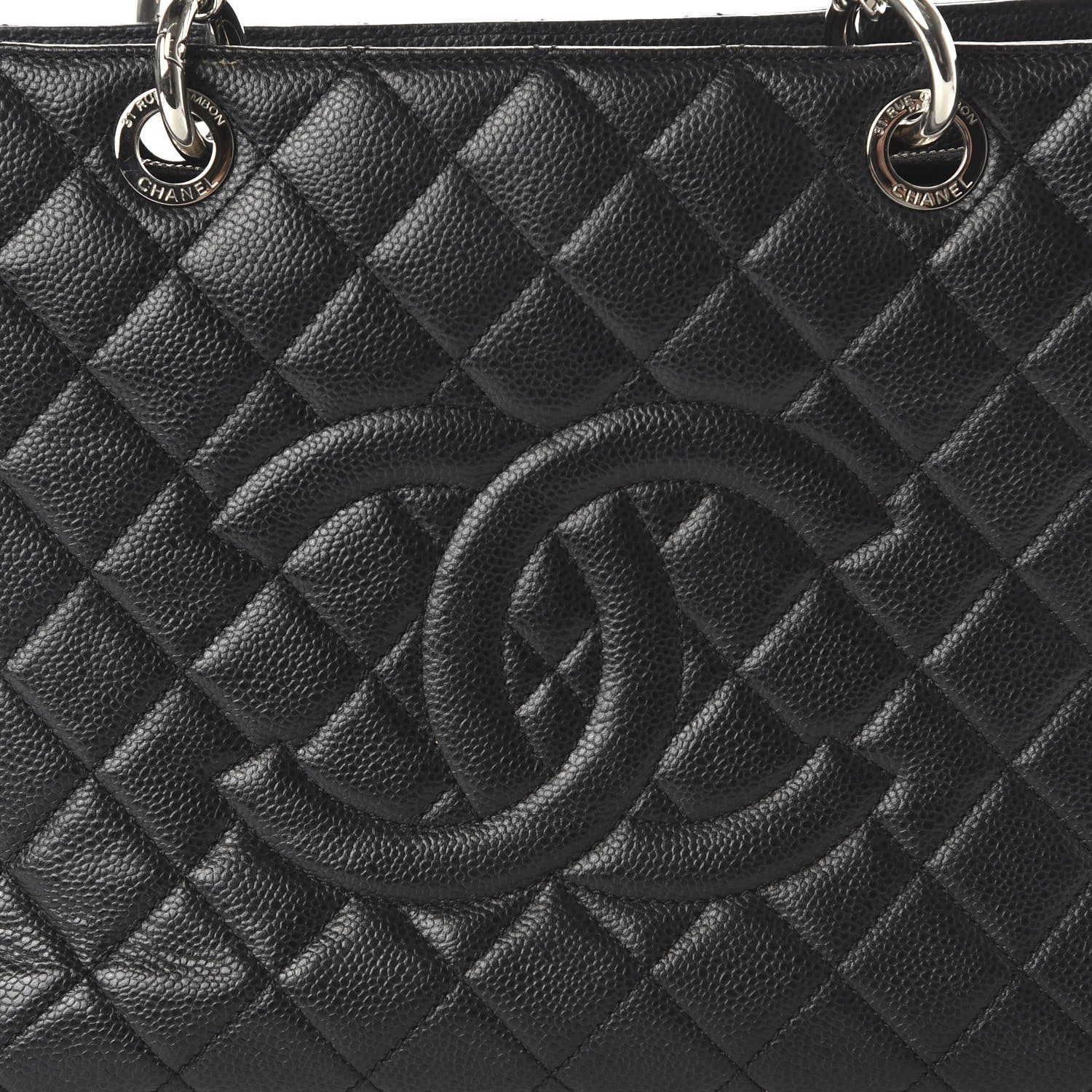 Chanel Caviar Quilted Grand Shopping Tote GST Black 10 of 10