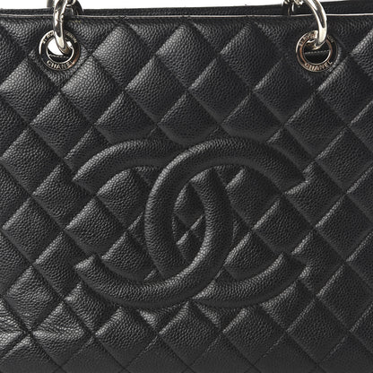 Chanel Caviar Quilted Grand Shopping Tote GST Black 10 of 10