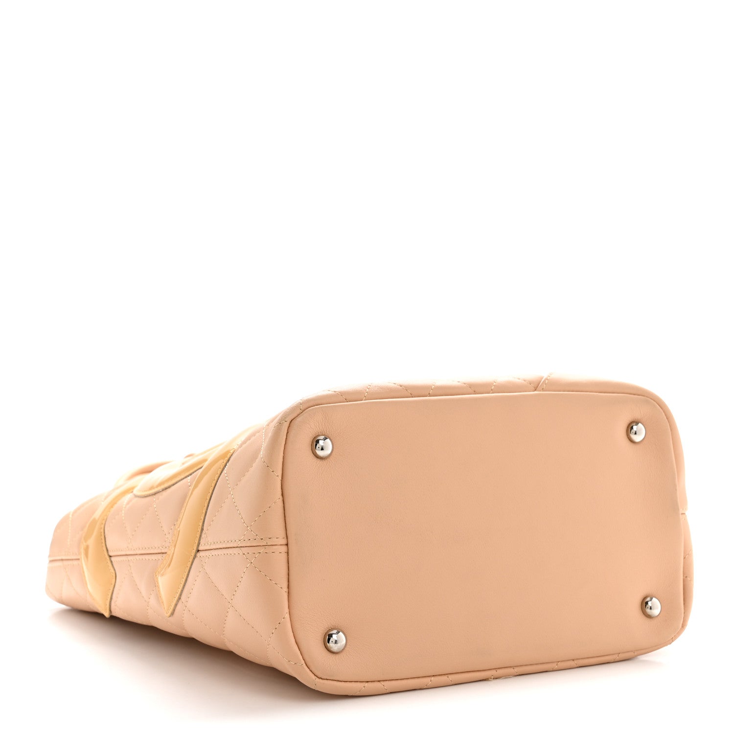 Chanel Calfskin Quilted Medium Cambon Tote Beige 4 of 16