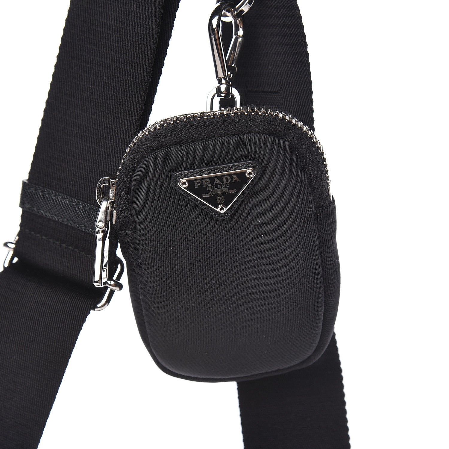 Prada Nylon Re-Edition 2005 Shoulder Bag Black 11 of 11