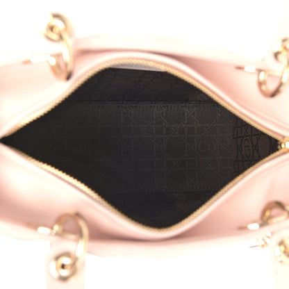 Christian Dior Lambskin Cannage Medium Lady Dior Light Pink 5 of 10
