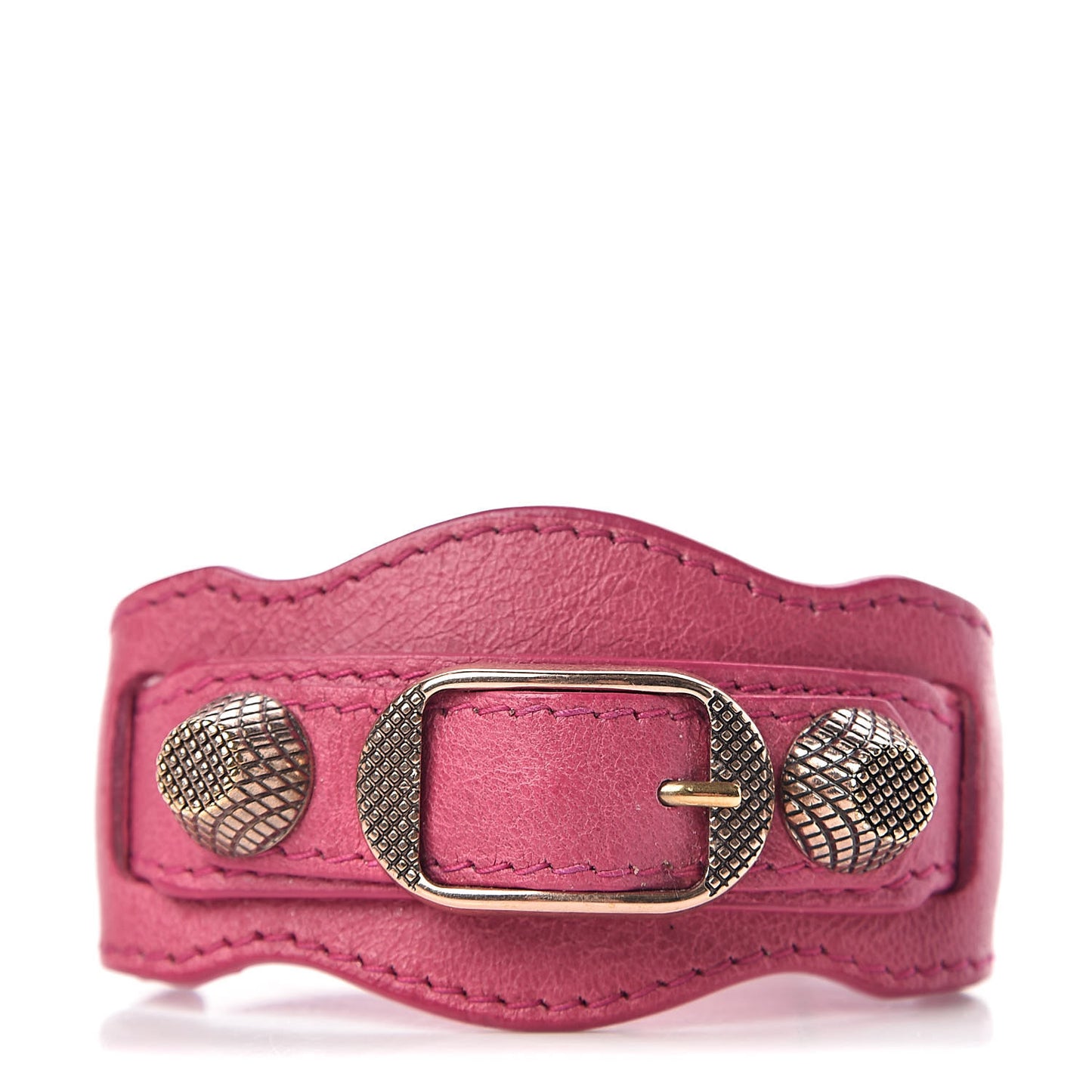 Agneau Arena Giant 12 Rose Gold Hardware M Bracelet Cyclamen