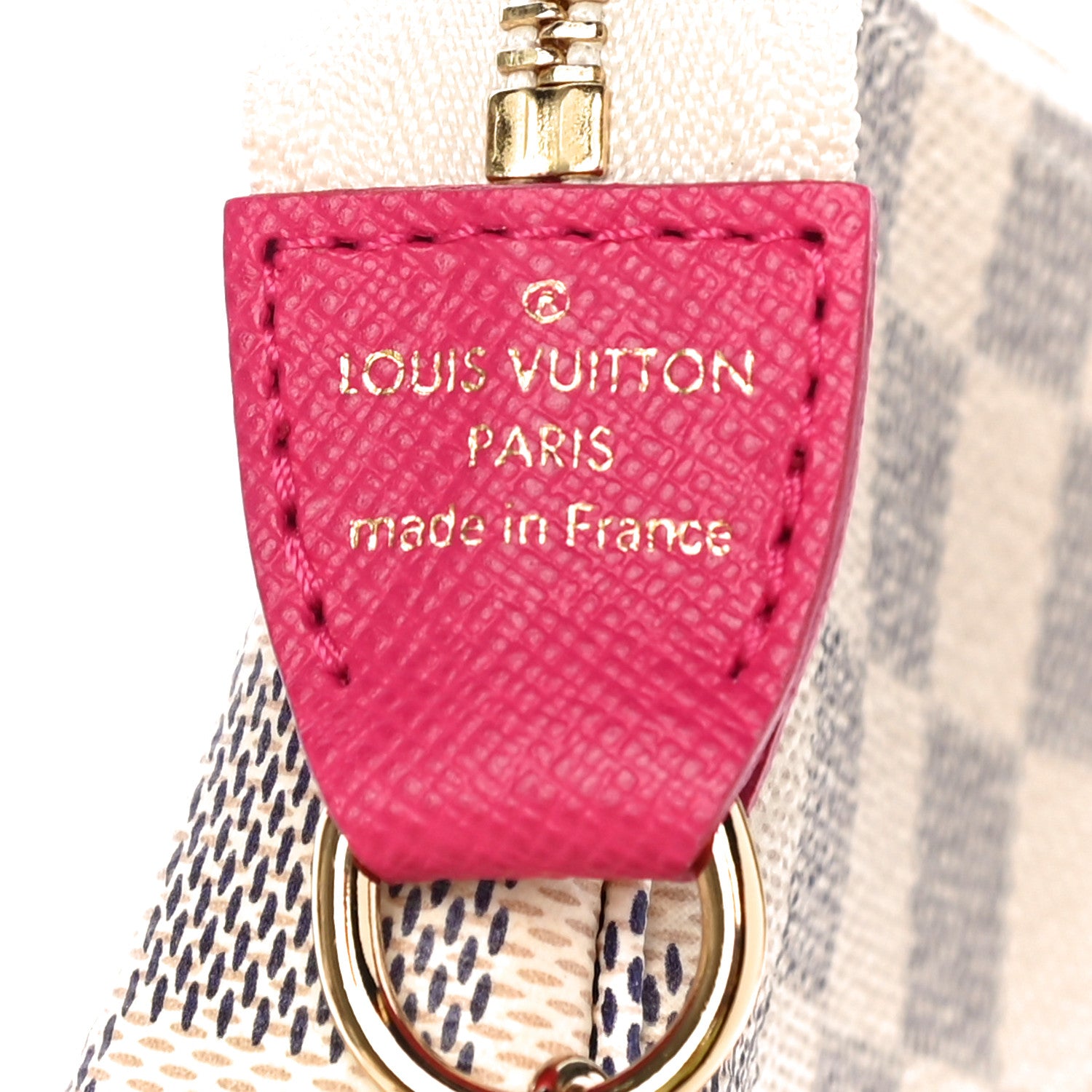 Louis Vuitton Damier Azur 2015 Christmas Animation Mini Pochette Accessories 7 of 11