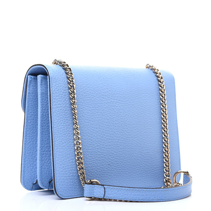 Gucci Dollar Calfskin Small Interlocking G Shoulder Bag Mineral Blue 3 of 17