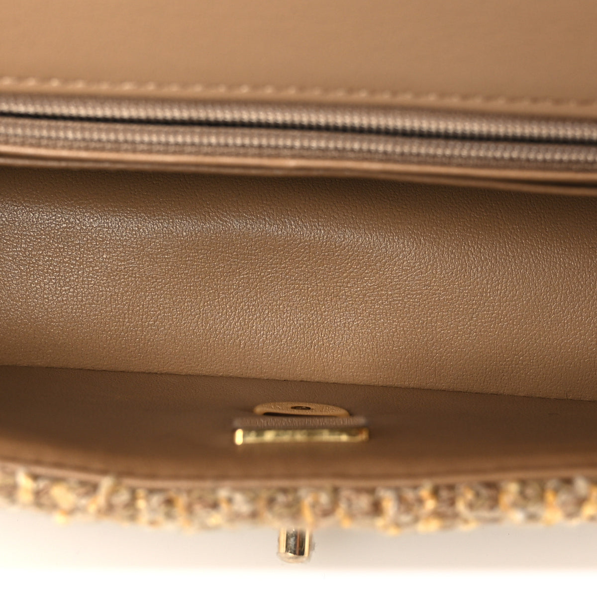 Tweed Quilted Mini Rectangular Flap Craft