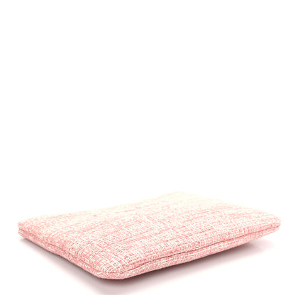 Chanel Woven Raffia Large Deauville Pouch Pink 3 of 6