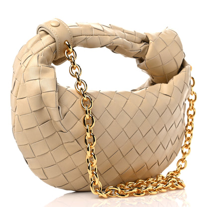 Bottega Veneta Nappa Intrecciato Mini Chain Jodie Porridge 3 of 8