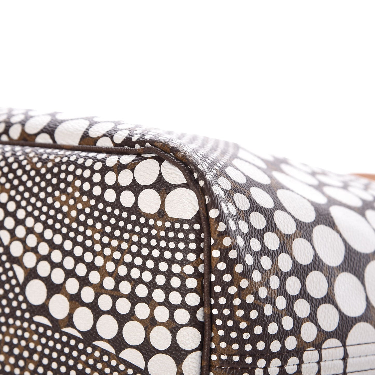 Monogram Kusama Waves Neverfull MM White