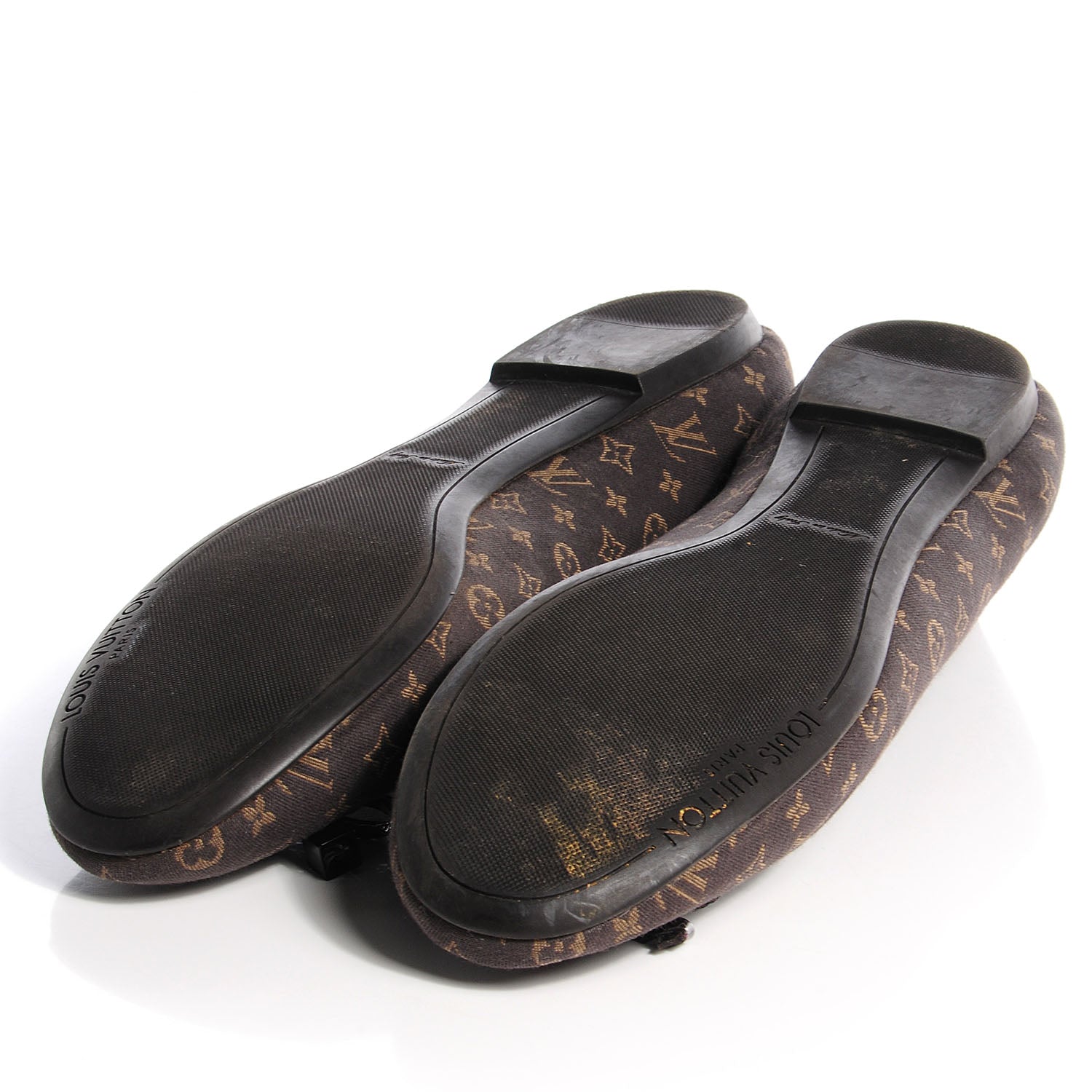 Louis Vuitton Monogram Canvas Idylle Debbie Ballerina Flats 40.5 Fusain 6 of 9