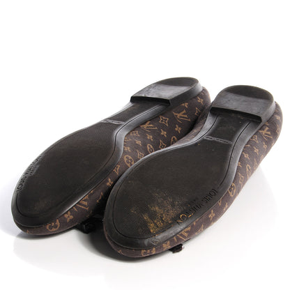 Louis Vuitton Monogram Canvas Idylle Debbie Ballerina Flats 40.5 Fusain 6 of 9