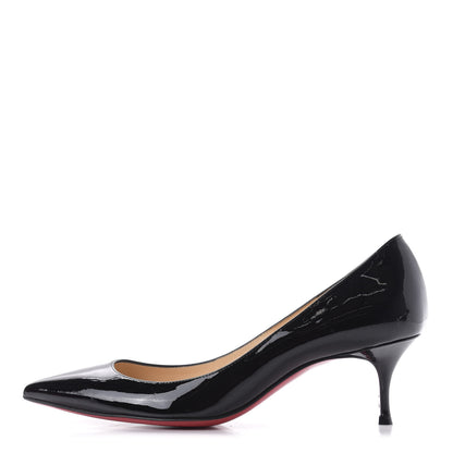 Christian Louboutin Patent Pigalle Follies 55 Pumps 36.5 Black 1 of 7