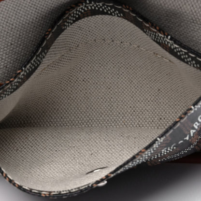 Goyard Goyardine Mini Anjou Pouch Black Gold 3 of 4