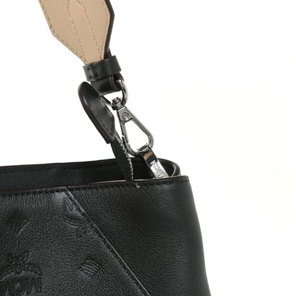 MCM Calfskin Ottomar Medium Klara Hobo Black 12 of 16