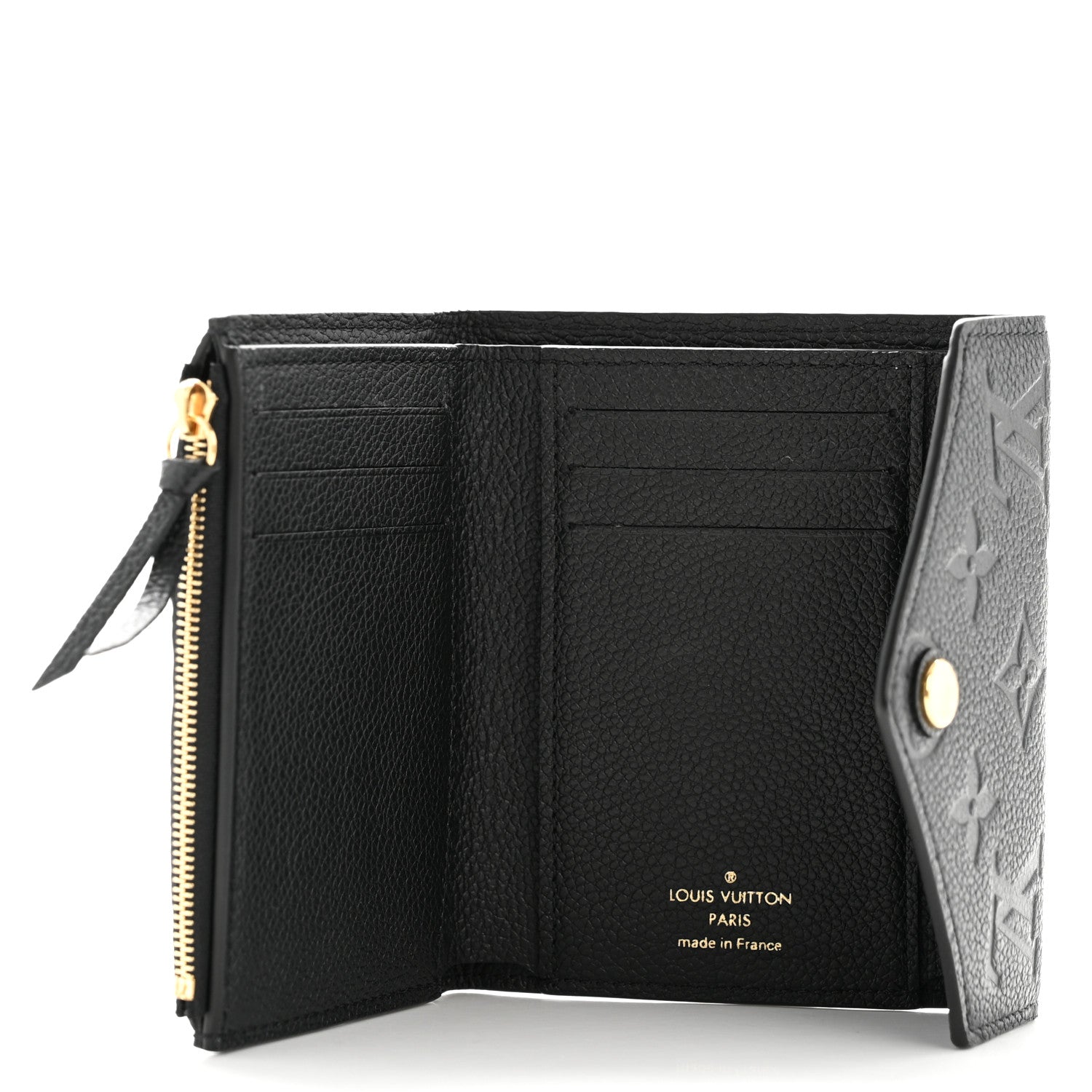 Louis Vuitton Empreinte Victorine Wallet Black 5 of 8