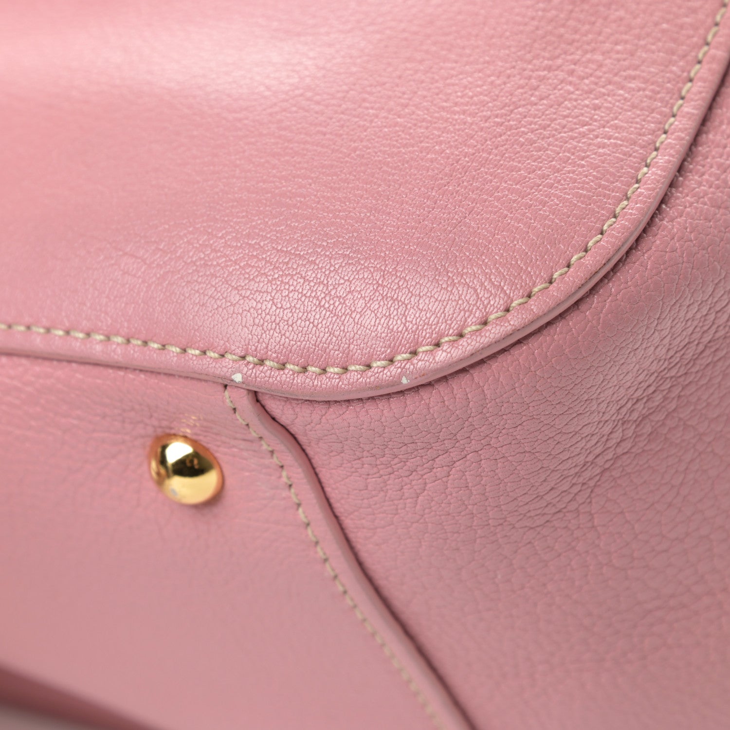 Miu Miu Goatskin Madras Bauletto Rosa 12 of 17
