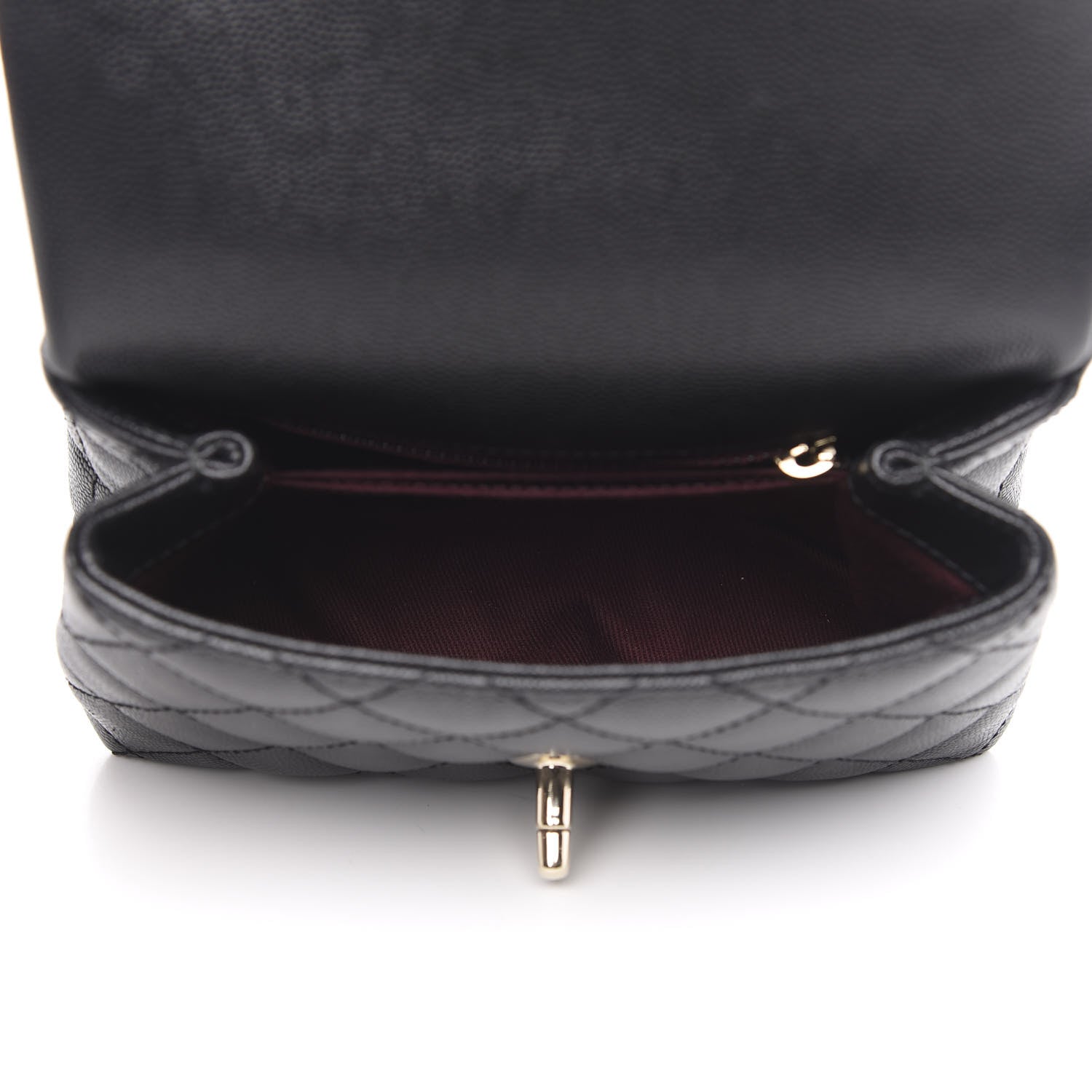 Chanel Caviar Quilted Extra Mini Coco Handle Flap Black 5 of 11