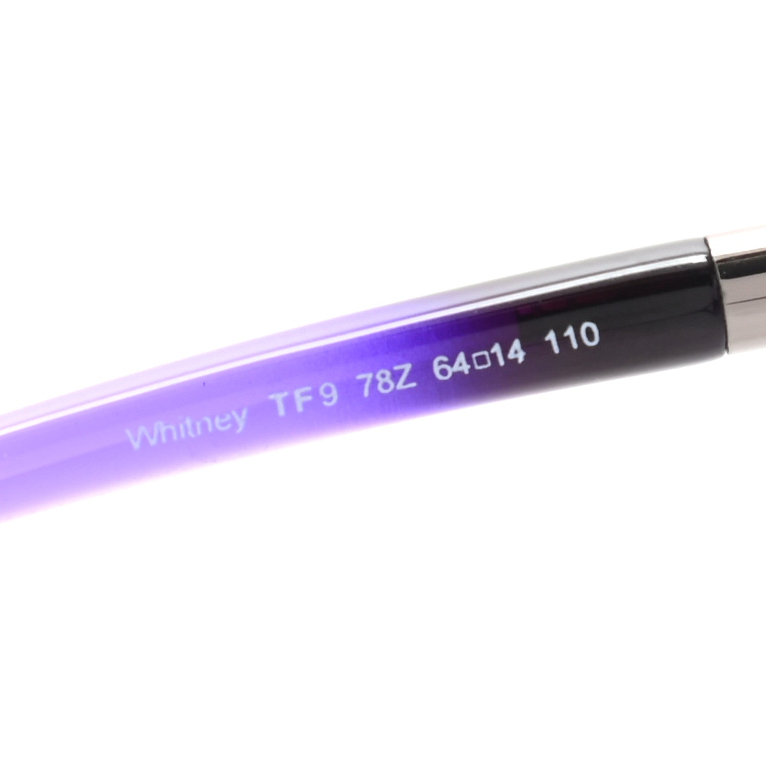 Tom Ford Acetate Whitney Crossover Sunglasses TF9 Purple 6 of 9