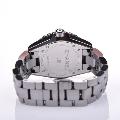 Chanel Titanium Ceramic Diamond 38mm J12 Automatic Watch 4 of 7
