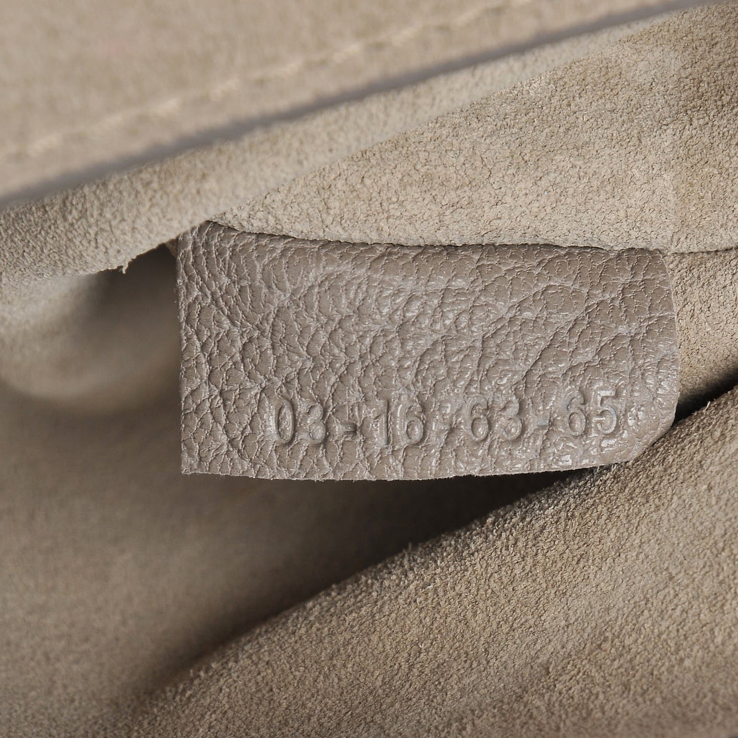 Grained Lambskin Drew Shoulder Bag Motty Grey
